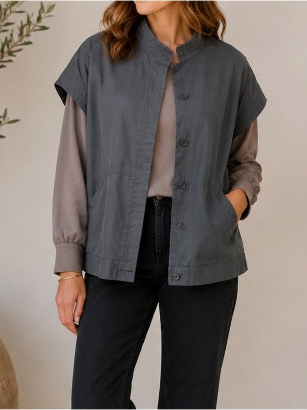 Vintage Joanie Char Two Toned Jacket Unique Lagenlook Streetwear